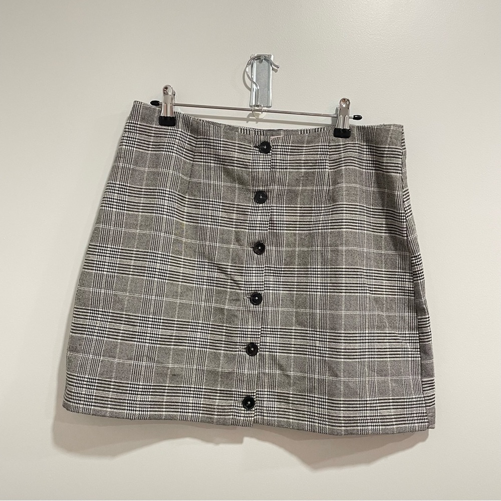 Lottie Moss - plaid Mini Skirt